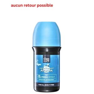 Cien Cíēn Men - Déodorant Bille Aqua Effet Fraîcheur 48 H Fraîcheur Longue Durée , Protection Efficace Tous Types De Peau , Vegan 50 Ml