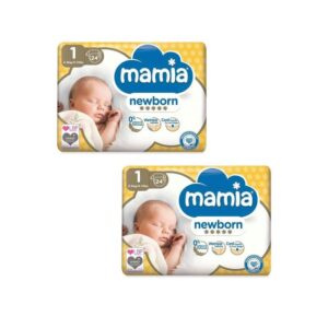 Mamia Couches nouveau-nés Mamia, taille 1, 1 x paquets de 24