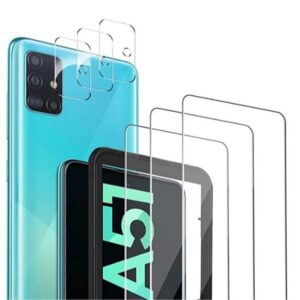 GESMA Screen Protector Compatible With Samsung Galaxy A51, Screen Protector