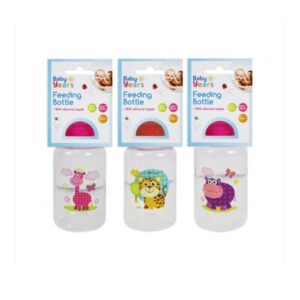 First Steps Bouteille D’alimentation – Safari 150ml/5oz – Sans BPA – Couleurs Assorties