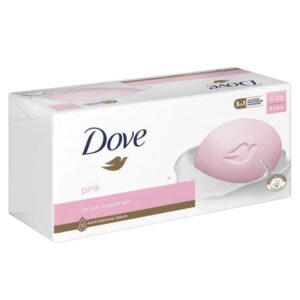 Dove Savon Pink Soft , Smooth Skin Beauty Bar / Savon Rose Doux Et Lisse Pour La Peau 6 X 90g