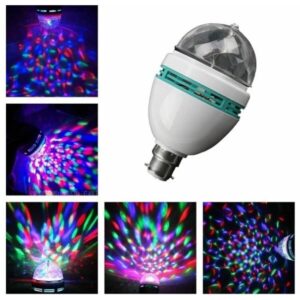 Ampoule LED (B22) 3W Colorful Rotating Stage RGB LED Disco