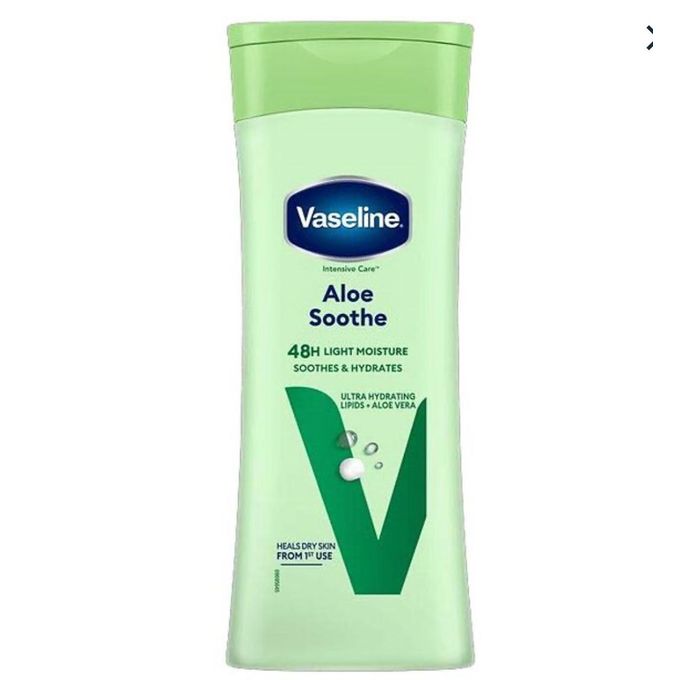 Vaseline Lotion Aloe Soothe 48H LIGHT MOISTURE SOOTHES & HYDRATES 200ML